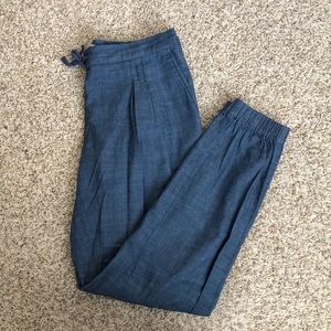cute jean joggers lightweight